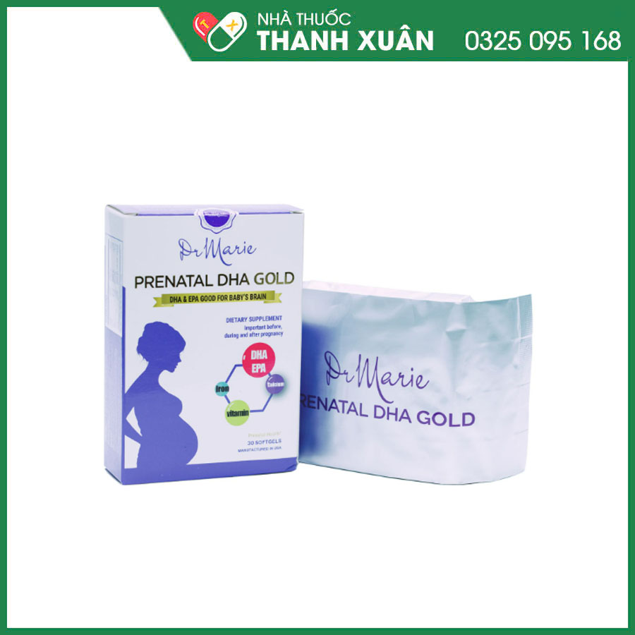 Prenatal DHA Gold giúp bổ sung vitamin và khoáng chất trong giai đoạn thai kỳ